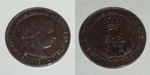 2812 2,5 CENTIMOS DE ESCUDO 1866 ISABEL II