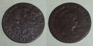 2930 4 MARAVEDÍS 1850 ISABEL II