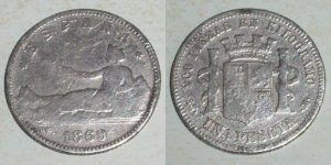 3732 1 PESETA 1869/ xx-xx