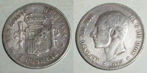 4038 2 PESETAS 1879/ 18-79