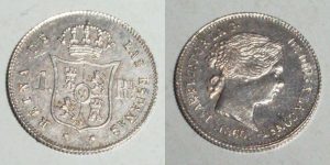 3086 1 REAL 1860 ISABEL II