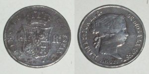 3241 4 REALES 1862 ISABEL II