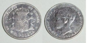 1 PESETA 1900/ 19-00 SM-V