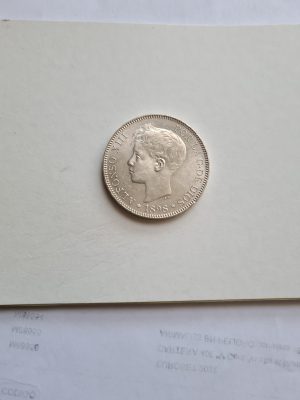 5 PESETAS 1898/ 18-98 SG-V