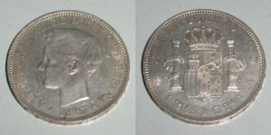 1 PESO 1895 PG-V