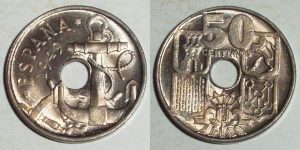 50 CENTIMOS 1949/ 54