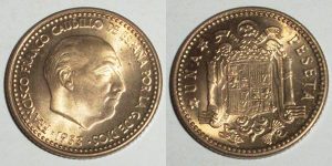 1 PESETA 1953/ 54