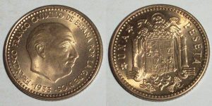 1 PESETA 1953/ 54