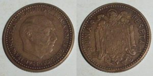1 PESETA 1953/ 54