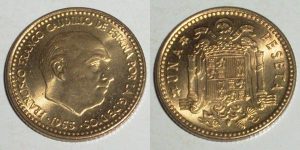 1 PESETA 1953/ 60