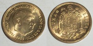 1 PESETA 1953/ 60