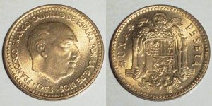1 PESETA 1953/ 61