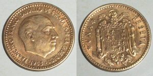 1 PESETA 1953/ 61
