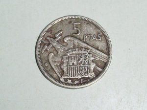 5 PESETAS 1957/ 58