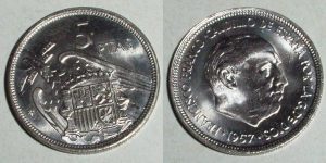 5 PESETAS 1957/ 74
