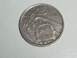25 PESETAS 1957/ 59