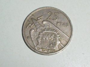 25 PESETAS 1957/ 61