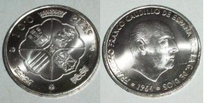 100 PESETAS 1966/ 67