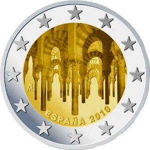 2 EUROS ESPAÑA 2010. MEZQUITA DE CORDOBA