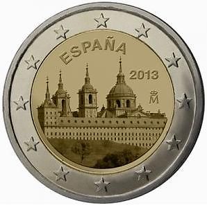 2 EUROS 2013 ESCORIAL
