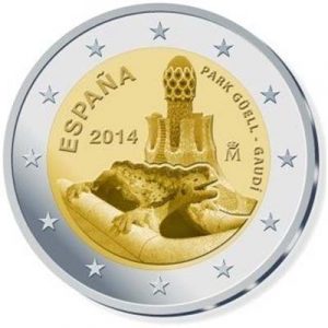 2 EUROS 2014 GAUDI