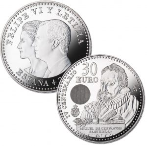 30 EUROS 2016. CENTENARIO DE CERVANTES
