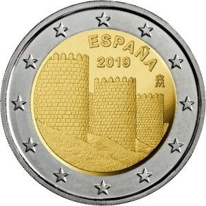 2 EUROS 2019. MURALLAS DE AVILA