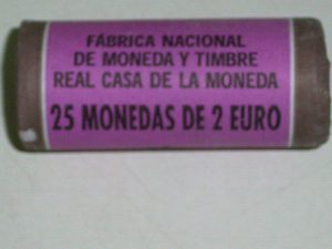 CARTUCHO F.N.M.T. 2 EUROS 2009 10º ANV. DEL EURO.