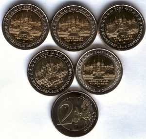 2 EUROS ALEMANIA 2007. CASTILLOS