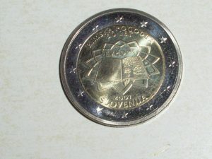 2 EUROS ESLOVENIA 2007. TRATADO DE ROMA