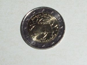 2 EUROS GRECIA 2007. TRATADO DE ROMA