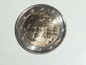 2 EUROS LUXEMBURGO 2008. CASTILLO DE BERG.