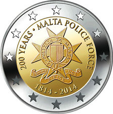 2 EUROS MALTA 2014. LA POLICIA.
