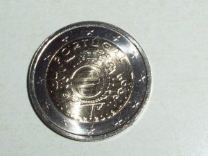 2 EUROS PORTUGAL 2012. X ANV. DEL EURO 2002-2012.