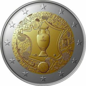 2 EUROS FRANCIA 2016. CAMPEONATO DE EUROPA DE FUTBOL 2016.
