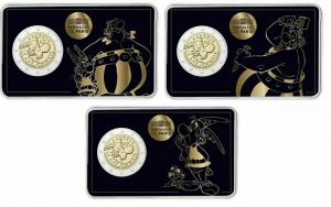 2 EUROS FRANCIA 2019. ASTERIX PACK 3 VERSIONES