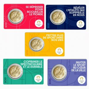2 EUROS FRANCIA 2021. JUEGOS OLIMPICOS