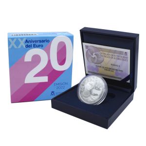 10 EUROS 2022. XX ANV. DEL EURO