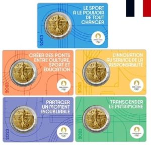 2 EUROS FRANCIA 2023. JJ.OO. DE PARIS 2024