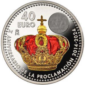 40 EUROS 2024. ANV. PROCLAMACION FELIPE VI