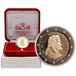 2 EUROS MONACO 2024. 500 ANV. DEL PRINCIPADO