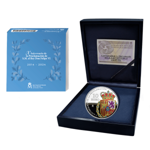 10 EUROS 2024. X ANV. PROCLAMACION REY FELIPE VI