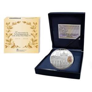 50 EUROS 2024. X ANV. PROCLAMACION REY FELIPE VI