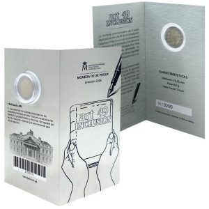 CARTERA 2 EUROS 2026 PROOF. LA DISCAPACIDAD