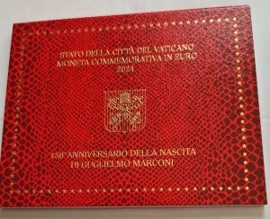 2 EUROS VATICANO 2024. GUGLIEMO MARCONI