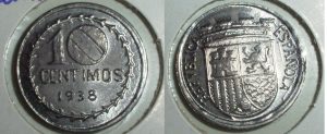 10 CENTIMOS 1938