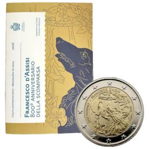 2 EUROS SAN MARINO 2026. SAN FRANCISCO DE ASIS