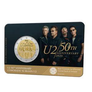 2 EUROS IRLANDA 2026. U2